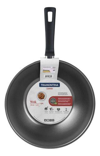 Imagem de Frigideira Funda Wok Antiaderente Loreto 28 Cm Tramontina Gr