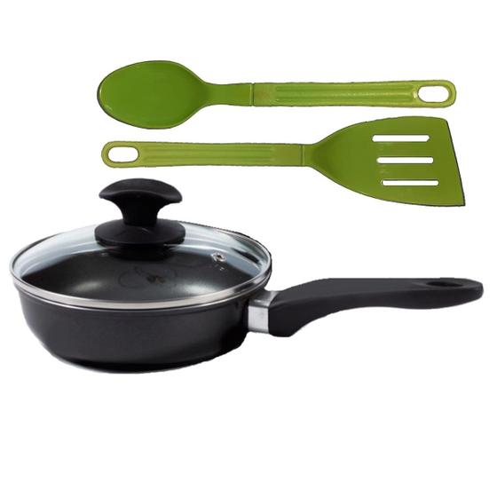 Imagem de Frigideira Gourmet Antiaderente Titanium Talher 04 CB 24cm