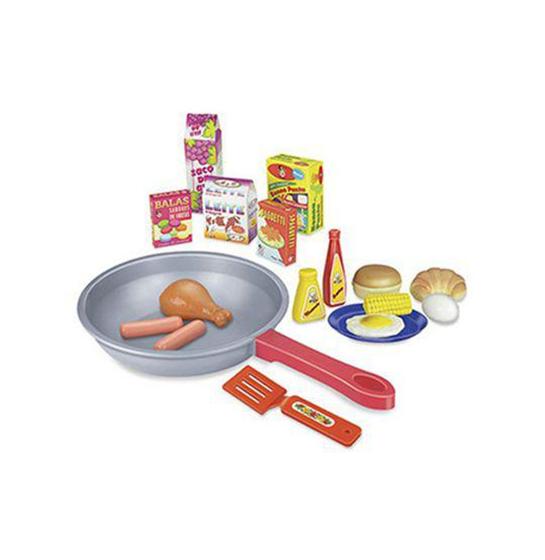 Imagem de Frigideira infantil gourmet piccolo com espatula e acessorios - PICA PAU