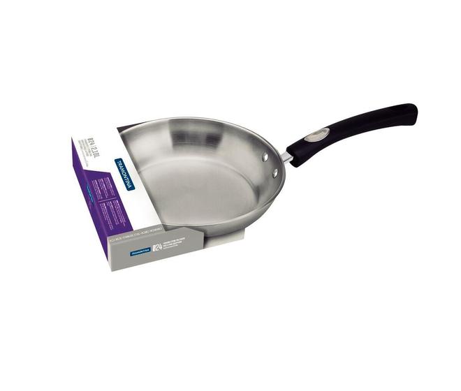 Frigideira Inox 24 cm Tramontina Solar Indução Fundo Triplo Menor preço em Frigideira Inox 24 cm Tramontina Solar Indução Fundo Triplo