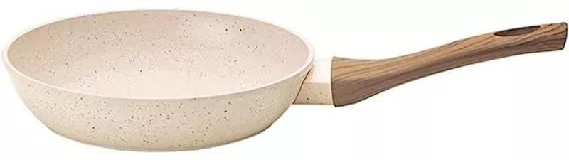 Imagem de Frigideira Mámol Vanilla Antiaderente Revestimento Cerâmica Fogão Cooktop Indução 26cm-Mimo Style