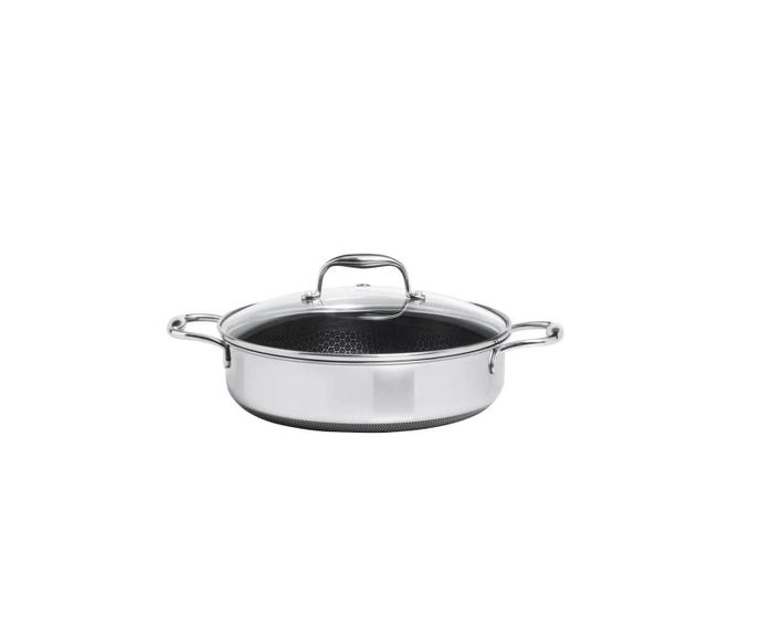 Imagem de Frigideira Multiuso Reta Inox 26 cm 3,5 L com Tampa Hive 