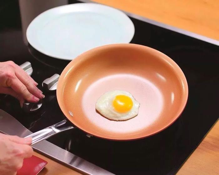 Frigideira Não Gruda Ceramica Antiaderente Fundo Triplo Grande 28cm ...