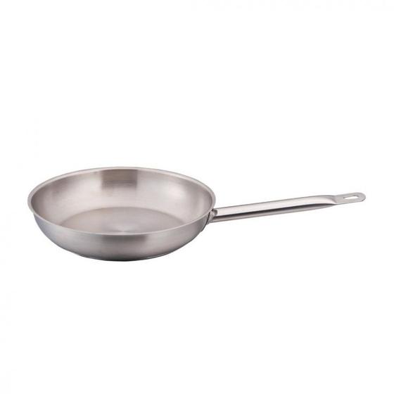 Frigideira profissional inox 30 cm com fundo triplo orcil Menor preço em Frigideira profissional inox 30 cm com fundo triplo orcil