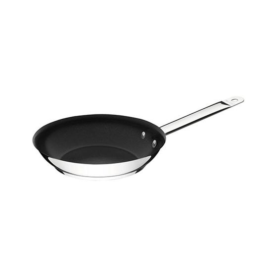 Imagem de Frigideira Profissional Rasa em Aço Inox com Fundo Triplo Antiaderente com Cabo 2,9L - Tramontina
