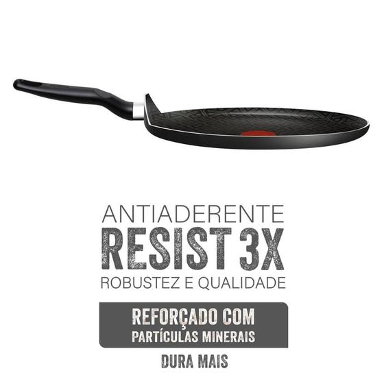 Imagem de Frigideira Rasa Rochedo Robusta Grafite 30cm