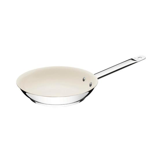 Frigideira Tramontina Inox Fundo Triplo Professional 30cm Bege Menor preço em Frigideira Tramontina Inox Fundo Triplo Professional 30cm Bege