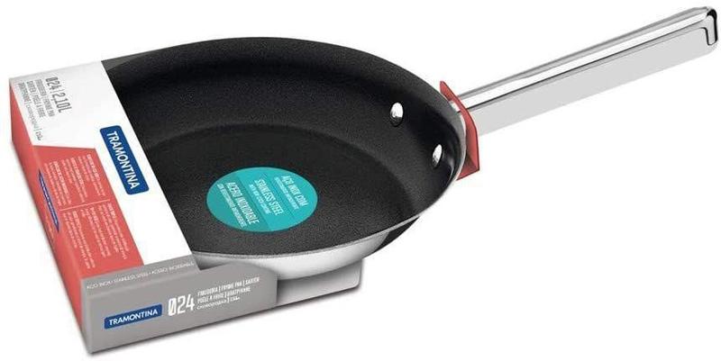 Menor preço em Frigideira Tramontina Ventura Inox Antiaderente 24cm 2,1 L