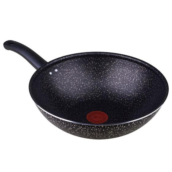 Imagem de Frigideira Wok 28cm Antiaderente Stone Pro Rochedo Preta