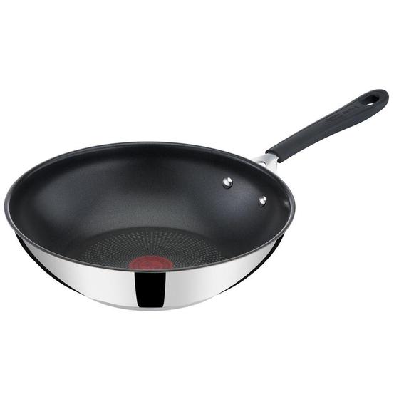 Imagem de Frigideira Wok Aço Inox Com Indução Tefal Jamie Oliver 28cm