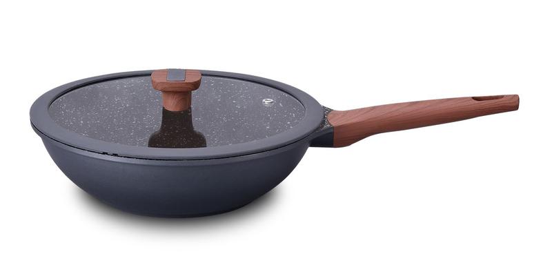 Imagem de Frigideira wok linha titanium mta 30cm 5,3 litros