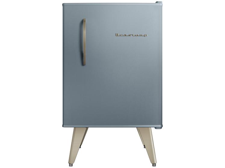 Frigobar Brastemp 76L Azul Retrô BRA08HW Imagem de Frigobar Brastemp 76L Azul Retrô BRA08HW