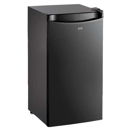 Geladeira/refrigerador 90 Litros 1 Portas Preto Ice Compact - Eos - 110v - Efb100p