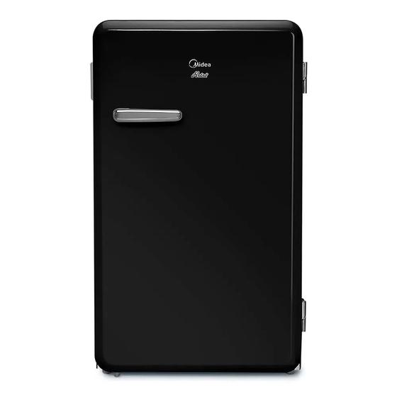 Imagem de Frigobar Midea Retrô 95 Litros Preto Onix 220v