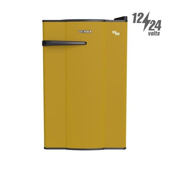 Geladeira/refrigerador 82 Litros 1 Portas Amarelo - Venax - Bivolt - Ngv10