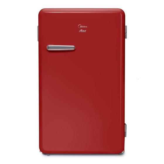 Frigobar Retrô Vermelho Rubi 95L Midea 220V é boa?