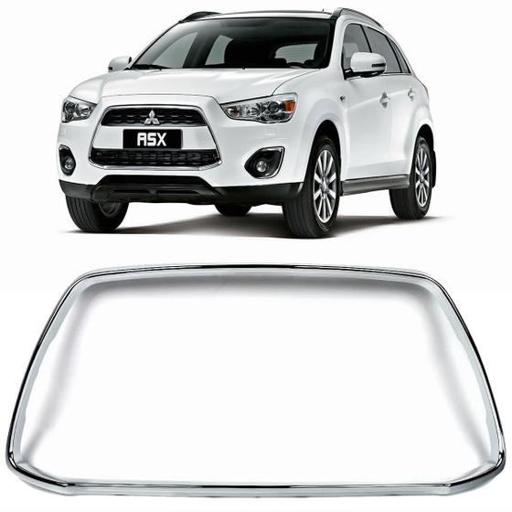 Imagem de Friso Central Cromado Grade Mitsubishi Asx