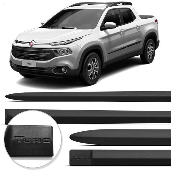 Imagem de Friso Lateral Borrachão Fiat Toro 2016 Até 2022 Baixo Relevo