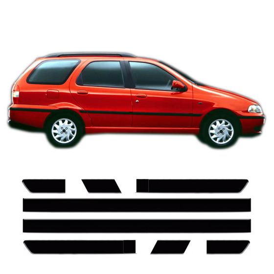 Imagem de Friso Lateral Fiat Palio Weekend 1997 A 2000 Todos 700A