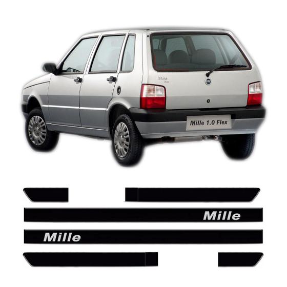 Imagem de Friso Lateral Fiat Uno Mille 2005 a 2013 4 Portas 6150a