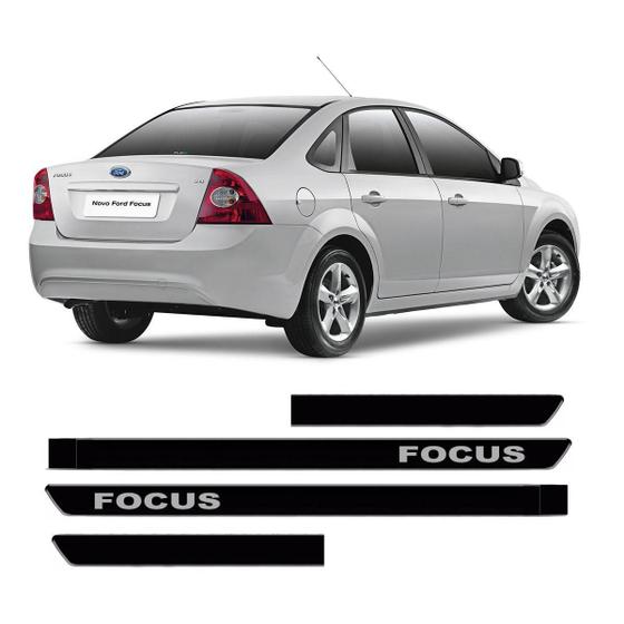 Imagem de Friso Lateral Ford Focus Sedan Hatch 2009 A 2013 Com Nome