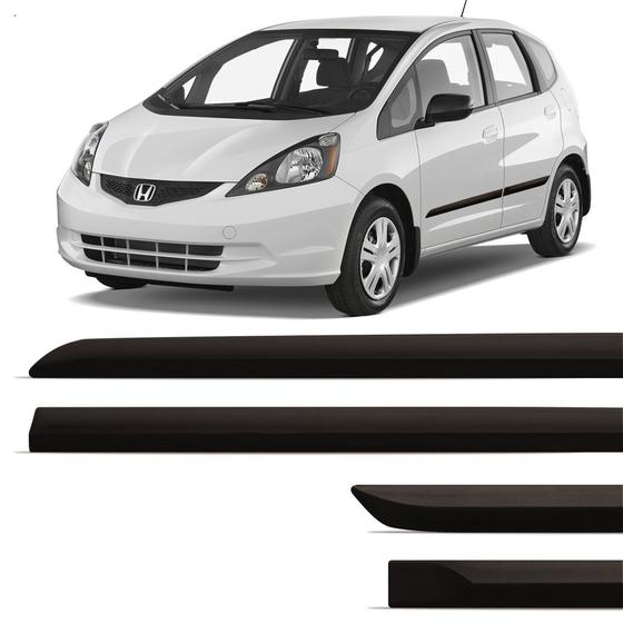 Imagem de Friso Lateral Honda Fit City 2004 2005 2006 2007 2008 2009 2010 2011 2012 2013 2014 Marrom Jupiter