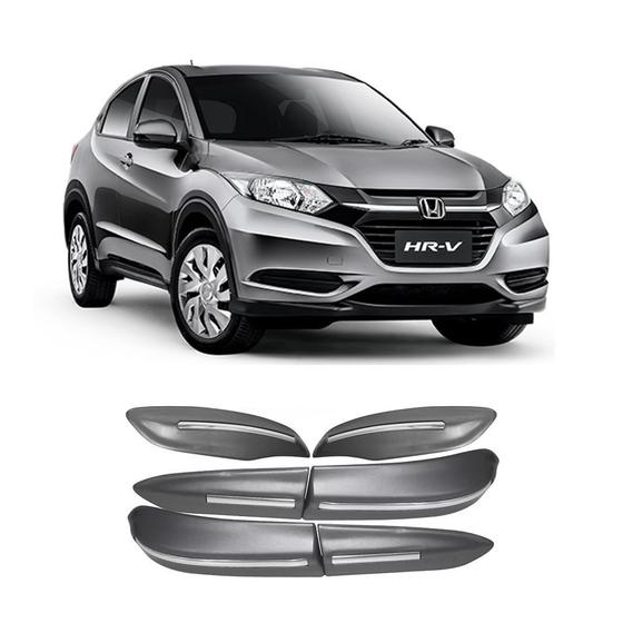 Friso lateral honda hrv protetor parachoque cinza barium (original) Menor preço em Friso lateral honda hrv protetor parachoque cinza barium (original)