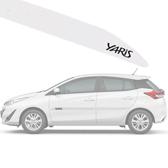Imagem de Friso Lateral na Cor Original Toyota Yaris Hatch / Sedan 2018 19 20 21 4 Peças