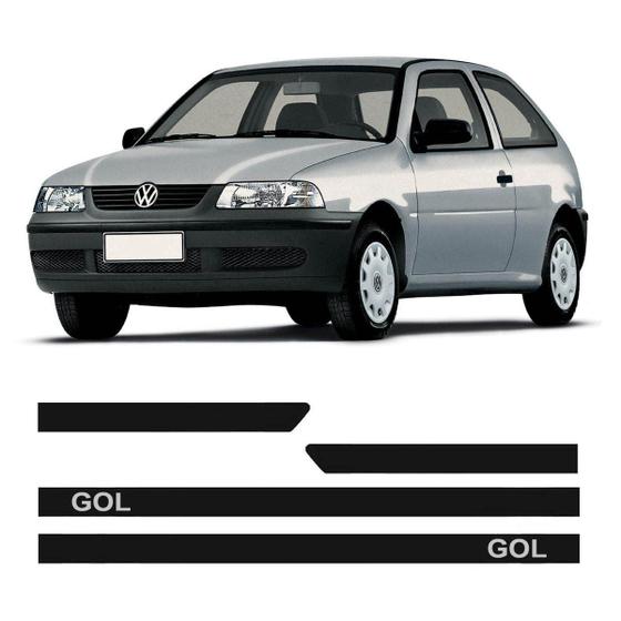 Imagem de Friso Lateral Vw Gol G2 G3 G4 2 portas c Nome 5110a