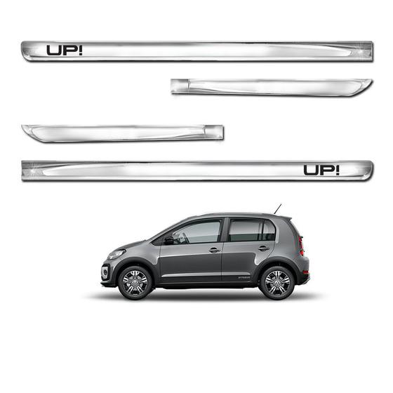 Imagem de Friso Lateral X-Treme UP! 2014 2015 2016 2017 2018 2019 2020 Kit Cromado Personalizado 4 Portas