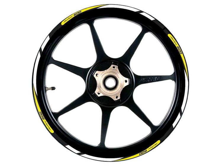 Imagem de Friso Refletivo Roda Moto Hornet 600cc Amarelo