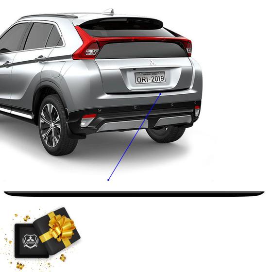Friso Traseiro PortaMalas Eclipse Cross Black Resinado SPORTINOX