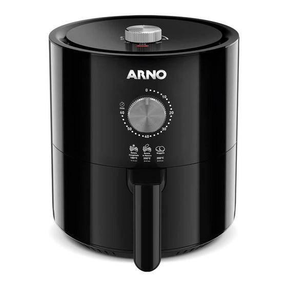 Imagem de Fritadeira 4.2L Arno Air Fryer Ultra UFRP Preta 127V