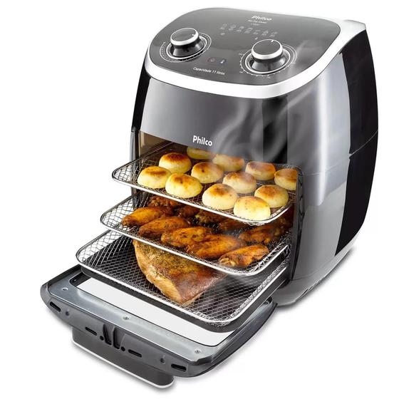 Imagem de Fritadeira Air Fry Oven Philco Fritadeira e Forno 11 Litros Preta