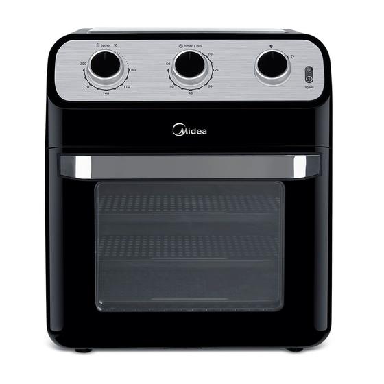 Imagem de Fritadeira Air fryer 12L OvenFryer 2 em 1 cor Preta Midea