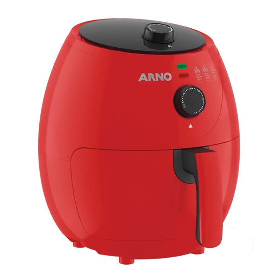 Fritadeira Air Fryer 3.2L Arno Easy Fry Vermelha 127V Fritadeira