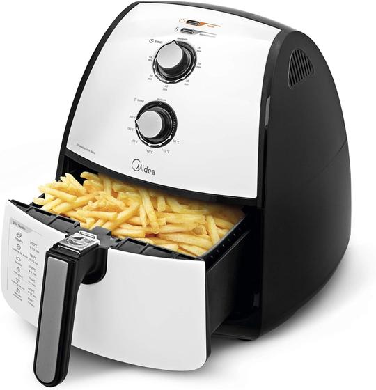 Imagem de Fritadeira Air fryer 4L Branca 1500w Midea