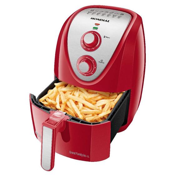 Imagem de Fritadeira Air Fryer 5 Litros Mondial AFN50RI Vermelha 220V