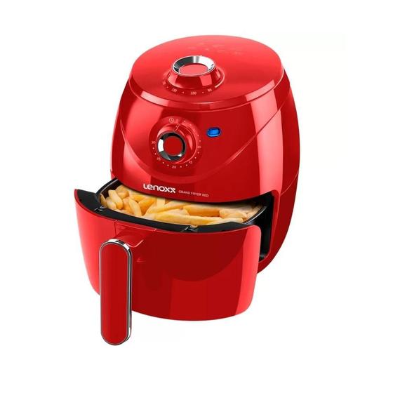 Imagem de Fritadeira Air Fryer Antiaderente Sem Óleo 4L Lenoxx