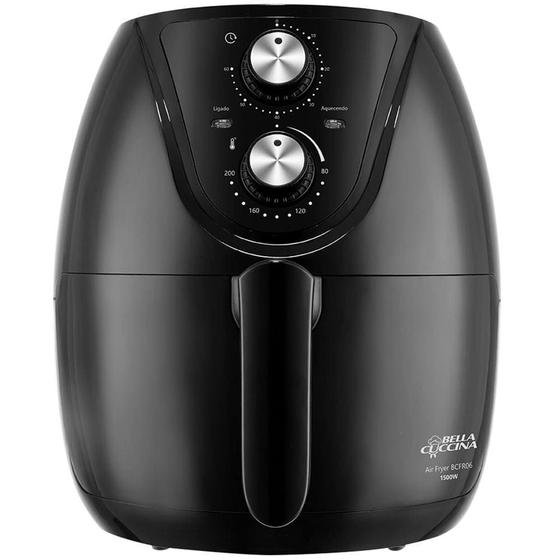 Imagem de Fritadeira Air Fryer Bella Cuccina BCFR06 3,8L - Preta - 220V