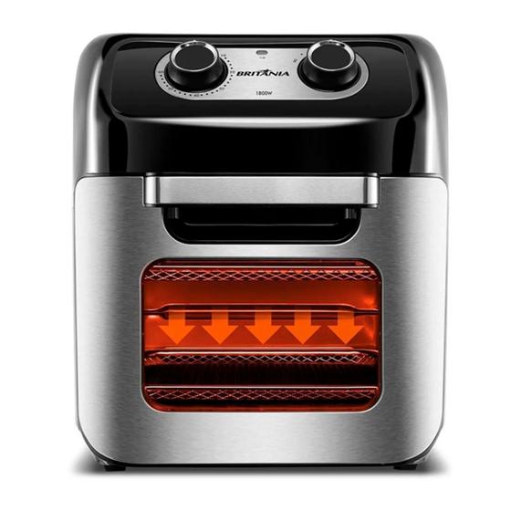 Fritadeira Air Fryer Britânia 12 Litros 220v - Fritadeira Elétrica E ...