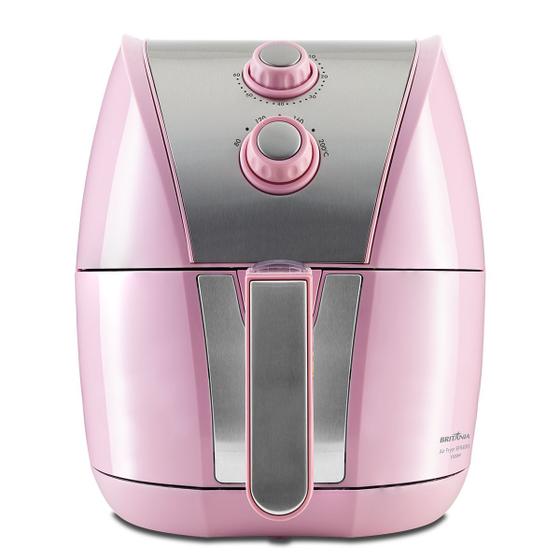 Imagem de Fritadeira Air Fryer Britânia Rosa 5L 1500W BFR40RS