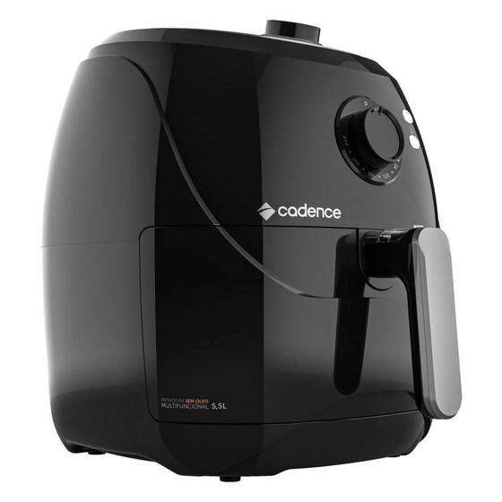 Fritadeira Air Fryer Cook Master Cadence 5,5L Preta 127V 1700W