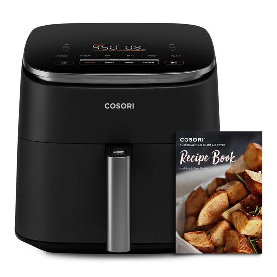 Imagem de Fritadeira Air Fryer COSORI TurboBlaze 6L - Compacta e Cinza Escuro