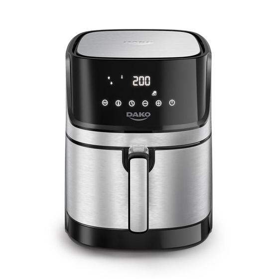 Imagem de Fritadeira Air Fryer Dako Digital 5l 1700w Preto com Inox 127v