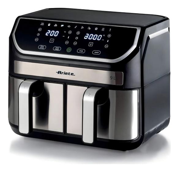 Imagem de Fritadeira Air Fryer Dual 9L - 11 programas predefinidos, cesto duplo, tecnologia Rapid Air, temperatura de 80 C - 200 C