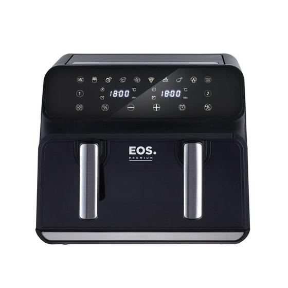 Fritadeira Air Fryer EOS 9 Litros Digital Dual Zone EAF90DD 110V Menor preço em Fritadeira Air Fryer EOS 9 Litros Digital Dual Zone EAF90DD 110V