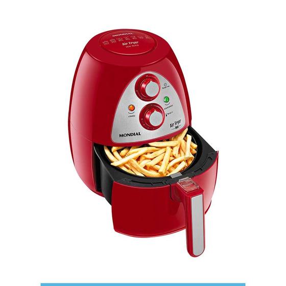 Fritadeira Air Fryer Mondial Inox Red Premium AF14 Vermelho