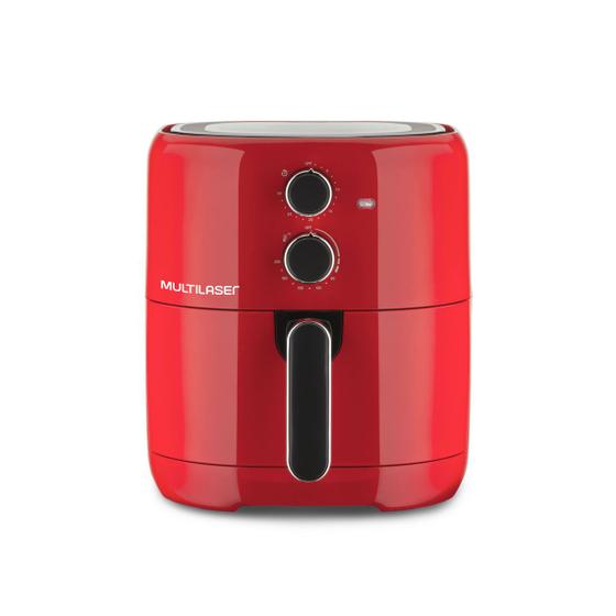 Fritadeira Air Fryer Multilaser 127V Vermelha Ce194 Fritadeira