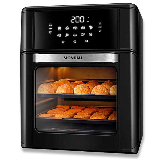 Fritadeira Air Fryer Oven 12 Litros Digital Mondial 110v - Fritadeira ...